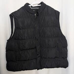 Wantdo Men's Big and Tall Black Puffer Vest